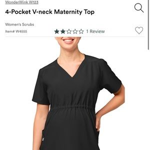 Wonder wink maternity scrub top NWT